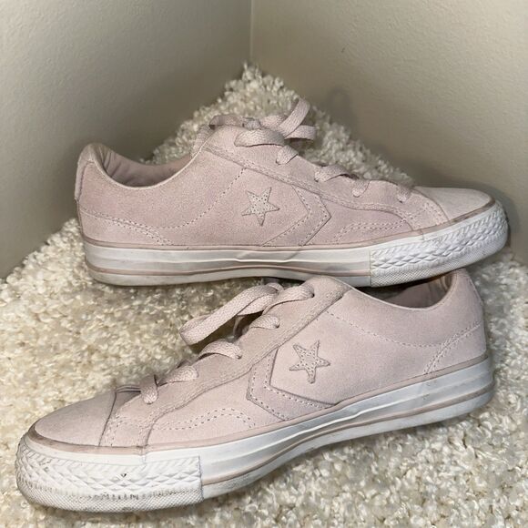 Converse One Star Ox Barely Rose Suede Men 6/Women 8 Athletic Shoes Sneaker Low - Picture 1 of 13